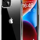 HOOMIL Case for iPhone 14 6.1-Inch, Non-Yellowing, Drop Protection, Anti-Scratch Transparent Hard Back Phone Cover - Crystal Clear