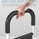 Bed Rails for Elderly Adults Safety, Medical Bed Assist Rail for Seniors, Bed Side Rails for Queen Bed, Height Adjustable Bedside Bed Cane Grab Bar Handle with Storage Bag Fits King Twin Full Size Bed