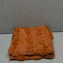 AVOIN colorlife Fall Pumpkin Caramel Throw Pillow Covers, 18 x 18 Inch Seasonal Autumn Thanksgiving Harvest Decoration Soft Plush Faux Fur Jacquard Cushion Case Decoration for Sofa Couch Set of 2