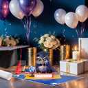 Pop Up Congrats Card, Graduation Cards, Graduation Gifts, for College, High School, PHD, Master, with Envelope.