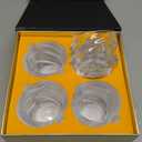 KANARS Old Fashioned Whiskey Glasses 11 Oz  Emperor Rocks Glasses Set of 4 for Bourbon Cocktail Scotch Snifter Malt Cognac  Heavy Crystal Bar Glassware  Unique Men Gift