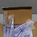 100 Pack Disposable 3ml/cc Lab Syringes with 23Ga 1 Inch Needle Luer Lock, Individually Sealed Packed