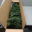 4.5Ft PVC Pre-lit Christmas Tree Hinged 200 LED Light Metal