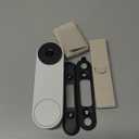 Google Nest Doorbell (Wired, 3rd Gen) - 2K Video and Gemini, Live View, Night Vision, 2-Way Audio - Works with Google Home - 2025 Model - Snow