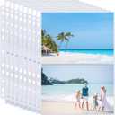 50 Pack Photo Sleeves Holds 200 5"x7" Photos, Clear Photo Page Protector for 3 Ring Binder, Double-Sided Photo Album Refill Pages Photo Pockets Photo Sleeves Binder Sheets