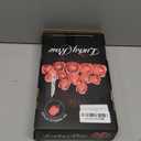 Pink Rose Bouquet Building Set for Girls & Boys - 12 Pack Botanical Collection Gift for Easter Basket Artificial Flowers Botanical Collection Centerpiece Retro Decor