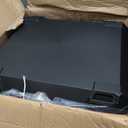 KEMIMOTO Motorcycle Top Case 56L, Universal Plastic Motorbike Trunk with Lining, Waterproof Detachable Motorcycle Top Box with Lock & Back Cushion (Black)