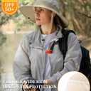 Peicees Fishing Hat UPF 50+ Wide Brim Sun Hat for Women Sun Hat with UV Protection, Safari Hats and Hiking Hats for Women