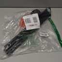 Curtain Rods No Drilling 32 to 58 in, USFOOK 5/8 Inch No Drill Curtain Rods for Windows with 3M Adhesive Brackets, Renter Friendly Curtains Pole with Black Round Finials