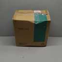 BOBOMOMO 20.5" Rustic Table Lamps Set of 2, Farmhouse Nightstand Lamp with Wood Grain Resin Base & Linen Shade, Small Bedside Lamp for Bedroom, Living Room & Apartment Dcor- Ideal for Small Spaces