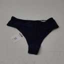 Kepblom Women's Thong Rave Bottoms High Waisted Bikini Bottom High Cut Panties for Dance Festival XL