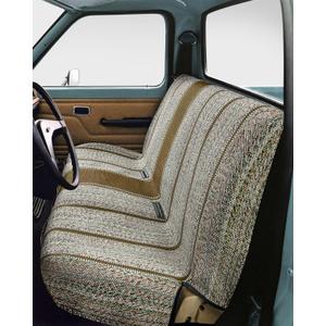 West Coast Auto Car Seat Covers, Baja Saddle Blanket Car Accessories, Universal Fits Ford, Chevrolet, Dodge, Bench Seats, and Full Size Pickup Trucks (Beige)
