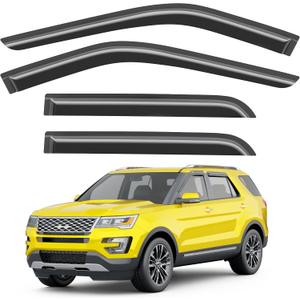Out-Channel Window Visors Rain Guards for Ford Explorer 2011-2019