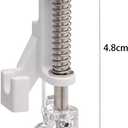 Open Toe Even Feed Walking Foot W/Guide for Brother Sewing Machine Quilting and Sewing Stitch Through Multiple Layers Bonus Free Motion Quilting Darning Embroidery Presser Foot