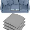 Couch Cushion Support for Sagging Seat - 20" x 20" High-Density Curved Foam Sofa Cushion Support Board, Couch Supporter for Under The Cushions,Grey Set of 3