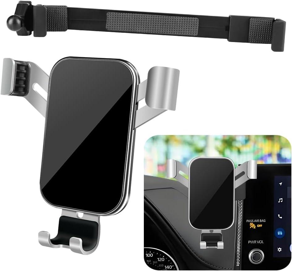 Car Phone Holder for Toyota Sienna 2025 2026 [12.3 inch Touchscreen] Auto Interior Accessories Best Cell Phones Mount Cellphone Mobile Cradle Charging Navigation Bracket Dashboard Screen Stand