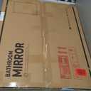 TokeShimi 24x30 Frameless Bathroom Mirror for Over Sink, Tempered Beveled Wall Mirror with 1" Beveled Edge, Shatterproof Rectangle Mirrored for Vanity, Living Room, Entryway, Restroom