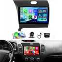 4G+128G Car Radio for Kia Forte Cerato K3 2013-2018, 9'' Incell Touchscreen Stereo Android 15 Wireless Carplay Android Auto 32EQ 5G WiFi 1080P Bluetooth GPS Navigation+Free AHD Backup Camera