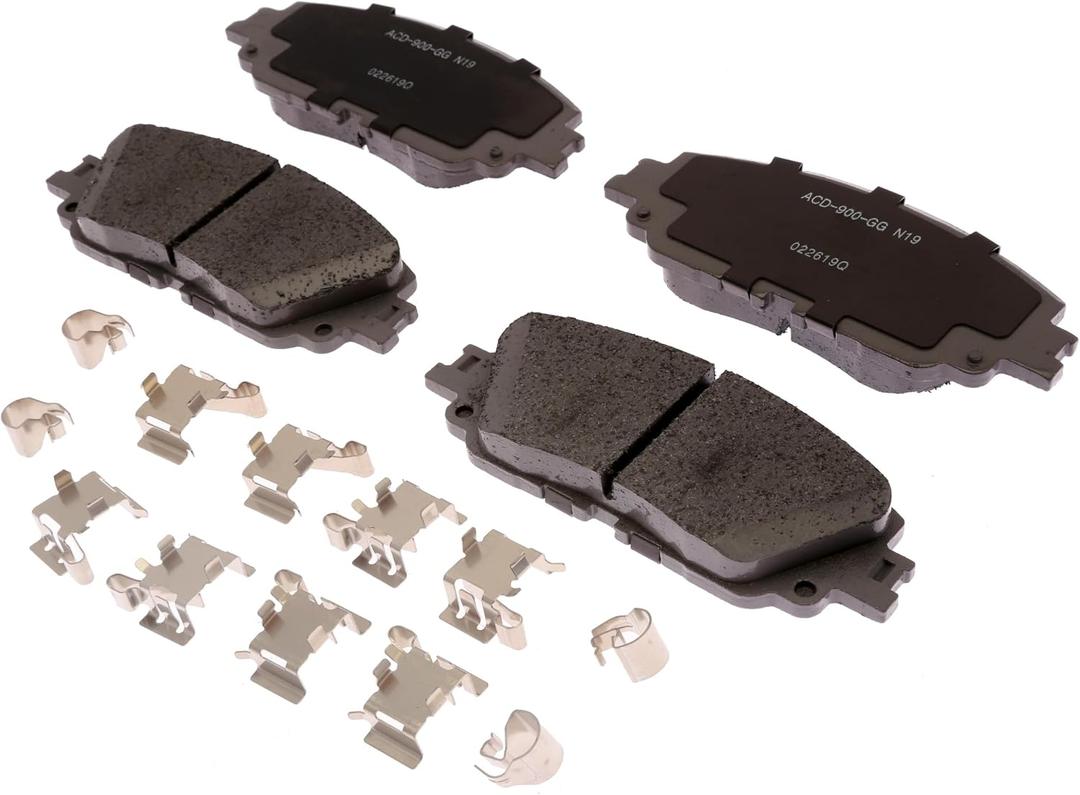ACDelco Silver 14D2076CH (19390090) Ceramic Front Disc Brake Pad Set
