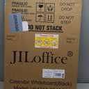 JILoffice Dry Erase Calendar Whiteboard - Magnetic White Board Calendar Monthly 36 X 24 Inch, Black Aluminum Frame Wall Mounted Board for Office Home and School