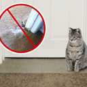 KittySmart Carpet Scratch Stopper-Stop Cats from Scratching Carpets at Doorways Instantly-PRECUT to Fit Your Door-Requires No Cutting or Modification - (CSS 32 fits doors 31 1/2" - 31 15/16" in width.)