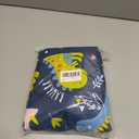 Bedding Fitted Sheet with Deep Pocket for Boys Girls Twin Bed,Dino Printed Thicken Fabric Bed Sheets (Navy Blue(Dinosaur), Twin)