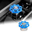 for Volvo S60 XC60 V60 XC90 S90 V90 Start Stop Engine Switch Button Decoration Cover Modifications Interior Accessories (Sky Blue)