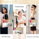 Nurse Sister Teacher Aunt Bag Set with Transparent PVC Window Gifts for Nurse Sister Teacher Aunt Gifts Stuff