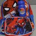 Spiderman Backpack with Lunch Box for Boys - Bundle with 16" Backpack, Lunch Bag, Water Bottle, Stickers, More | Spiderman School Bag Set for Boys, Kids