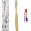 Individually Wrapped Disposable Toothbrush and Toothpaste Boxed 200 Sets per Case Flower Series