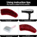 Dikoaina Women's Faux Fur Collar Scarf Wrap  Winter Warm Shawl Cape Elegant Neck Warmer for Ladies (120cm, Light Green)