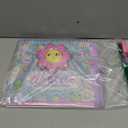 Just My Style 3D-Style Activity Book, 30 Pages of Coloring Activities, Includes Sticker, Glitter-Filled Pen, & Bonus Flower Keychain, Squishy 3D Cover, Drawing Pad for Kids, Sketchbook for Drawing (Multi)