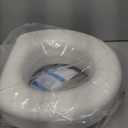 770-610 4 Inch Portable Raised Toilet Seat Riser, Elevated Toilet Seat for Seniors