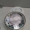 vancasso Ceramic Serving Bowls With Lids Set of 4, Airtight Nesting Bowls for Food Storage, Meal Prep, Leftovers, Microwave and Dishwasher Safe, 60/36/20/10 oz (Multicolor)