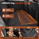 Back Seat Extender for Dogs,600H Hard Bottom Car Seat Covers for Dog Black