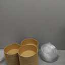50 Pack Kraft Paper Bowls with Lid 25/34/ 37 oz Disposable Soup Salad Bowls Party Supplies, to Go Food Container for Party Dessert, Ice Cream, Yogurt, Microwave Freezer Safe