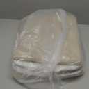 Bagnizer Storage Bins Large Fabric Storage Baskets for Shelves 3 Pack, Decorative Linen Closet Baskets with Handles for Organizing, Shelf, Clothes, Home, Office, 15x11x9.5Inches (Beige&White)