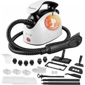 Steam Cleaner, Steam Cleaner For Home, Handheld Steamer For Cleaning With 21 Accessories, 248 F High Temperature, Suitable for Grout, Floor. Sofas, Upholstery, White
