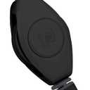 ReTrak Premier Series ETLTUSBBLK Retractable Lightning to USB Charge and Sync Cable for iPhone, iPod, and iPad (Black), 3.2 feet