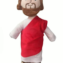 Abawaka Jesus Plush 14" Jesus Stuffed Doll Christian Plush Toy Religious Easter for Kids Boys Girls