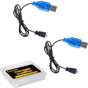 3.7V LIPO Battery Charger Cable with USB to Molex Connector Plug for SYMA and Holystone Quadcopters, Aircraft Models and Mini RC Drones Battery