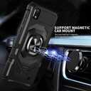 for Cloud Stratus C7 Case, with Tempered Glass Screen Protector Heavy Duty Protection Technology Built-in Kickstand Rugged Shockproof Protective Phone Case for Cloud Stratus C7,(Black)