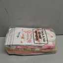 Kolldenn 48 Pcs Pink Christmas Gingerbread Party Favors Bags Christmas Goodie Gift Paper Bags with Handles Xmas Tree Gingerbread Coffee Candy Treat Bag for Xmas Party Decorations Holiday Supplies