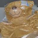 LotFancy Teddy Bear Stuffed Animals, 20 inch Brown Soft Cuddly Stuffed Bear Plush Toy, Cute Stuffed Animals with Footprints, Gifts for Kids Baby Toddlers on Baby Shower, Easter Decoration