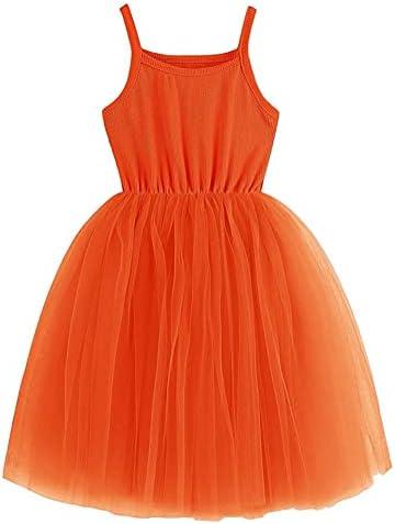 BTGIXSF Baby Girls Tutu Dress Long Sleeve Toddler Sleeveless Dresses Infant Tulle Sundress, Size: 7-8Y