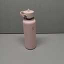 Hydro Flask Water Bottle - Insulated Stainless Steel - Wide Straw Lid, Non Spill, Leakproof in 40 Oz Agave Green