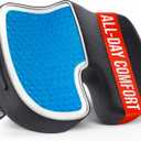 5 STARS UNITED Seat Cushion for Tailbone Pain Relief  Memory Foam Cushion for Coccyx, Hemorrhoid, Sciatica & Post-Surgery Recovery  Wheelchair, Car, Desk, Gaming & Office Chairs, Arctic Black (Standard)