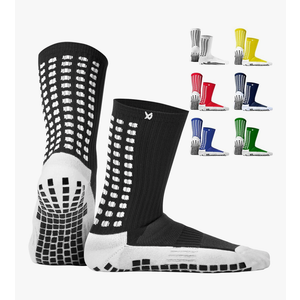 Lux Dual Grip Socks - Soccer Grip Socks for Men and Women. GripArray Performance & Comfort