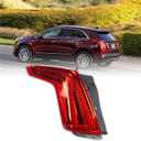 WFLNHB Left Side Tail Light Assembly Replacement for XT5 2017-2021 Driver Side Rear Brake Lamp, Red