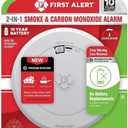 First Alert SMCO210 Sealed 10-Year Battery Combo Smoke and Carbon Monoxide Detector with Slim Profile Design
